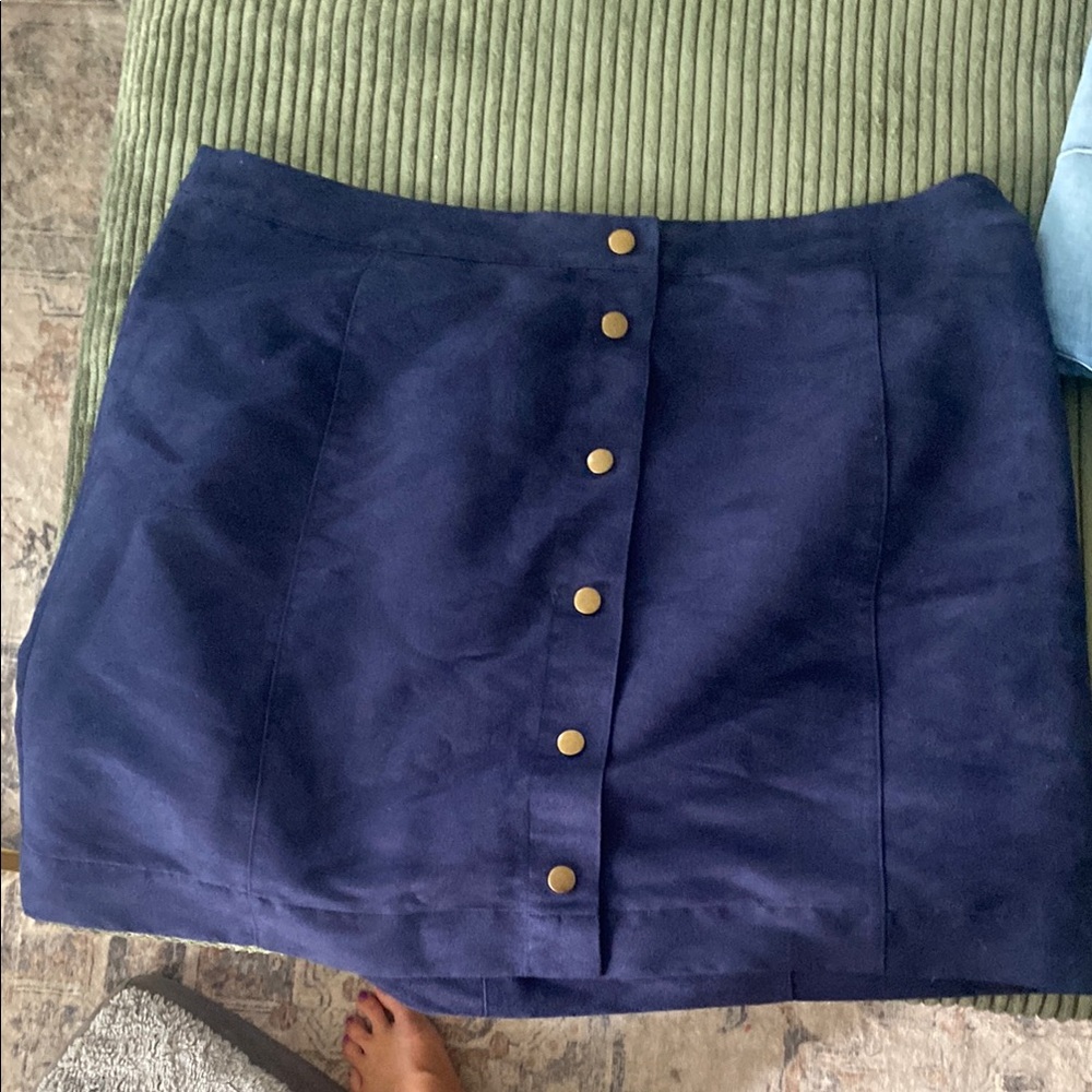 Old Navy Blue Mini Skirt Casual